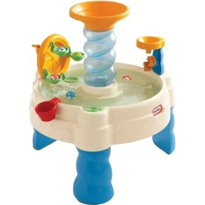 Image de Little Tikes Table Aquatique avec spirale des mers Jouet de plein air Encourage le jeu et développe l’imagination Contient 5 balles un récipient Pour les enfants 24 Mois à 6 Ans +