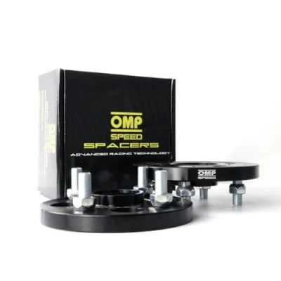 Image de OMP SPEED Set d&#039;entretoises double centrage/double fixation 15 mm 5 x 114,3 CB.H : 66,1 CB.W OD 150 M12 1,25, noir
