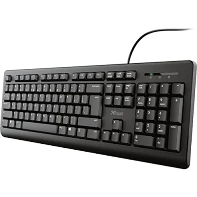 Image de Trust Primo clavier Universel USB QWERTY Espagnole Noir Neuf