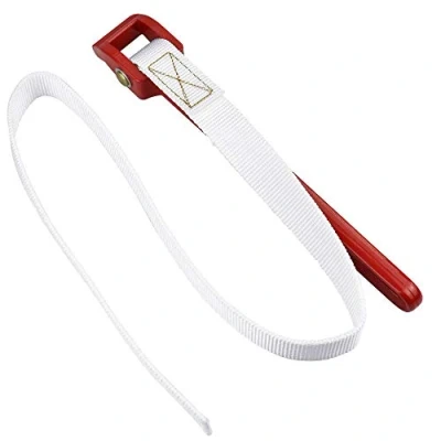 Image de CODIRATO Clé à Sangle Universel en Caoutchouc de Filtre huile 85CM pour Ouvre bocal Tracteur Pomme douche Robinet