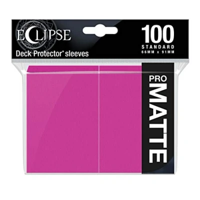 Image de Ultra Pro Eclipse Lot de 100 Pochettes Mates Standard Rose Vif, E 15621