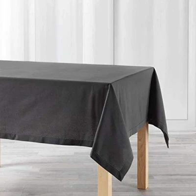 Image de douceur d&#039;interieur Charline Nappe Rectangle, Anthracite, 140 x 240 CM