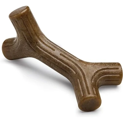 Image de Benebone Jouet à mâcher Durable pour Chien agressif, véritable Bacon, Petit, fabriqué aux États Unis.
