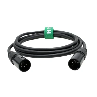 Image de HangTon Câble d&#039;alimentation XLR 4 broches pour Godox VL150 VL200 VL300 Vidéo Light et contrôleur, mâle vers 5 m