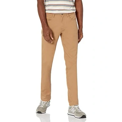 Image de Amazon Essentials Pantalon Chino Stretch Confortable à 5 Poches Coupe Ajustée (Déjà Goodthreads) Homme, Brun Kaki Clair, 29W / 30L