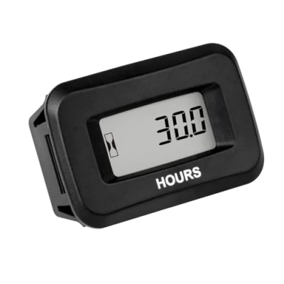Image de Jayron Compteur d&#039;heures LCD Numérique AC/DC 5 V à 277 V,Compte Rebours,Stockage de Données pour Tondeuse Gazon ZTR Tracteur Générateur Club Laveuse Voiture Compresseur Marin ATV