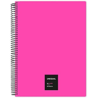 Image de Grafoplás 88526054 Cahier à spirale, quadrillé 5 mm, 100 feuilles, 90 g, fuchsia, A4