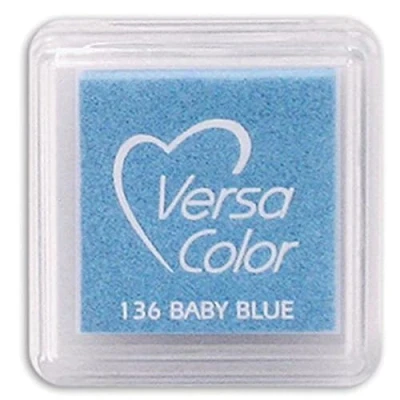 Image de Versasmall VersaColor Tampon encreur Petit Cube 25 x mm Pigment Bébé Bleu