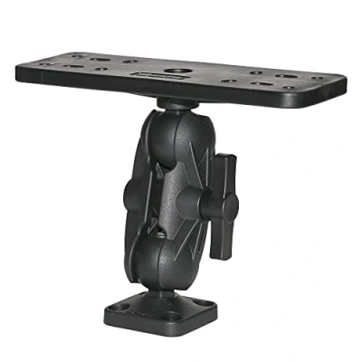 Image de Scotty 1.5 inch Ball Mount with Fish Finder &amp; Universal Mounting Plate Support bateau