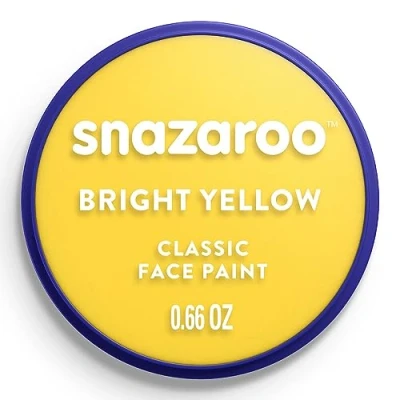Image de Snazaroo Peinture Pour Visage et le Corps, Maquillage Déguisement, Enfants Adults,Fard 18 ML, Couleur Jaune