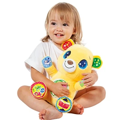 Image de M MOLTO Gusy Ours interactif avec lumière et Sons, compteurs enregistreur, 22545, Multicolore, Taille Unique