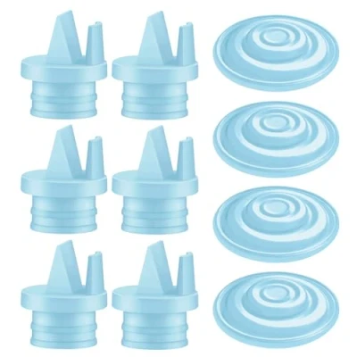Image de Maymom Lot de 10 pièces pompe avec valve à bec canard et diaphragme en silicone compatible Spectra S1, S2, Synergy Gold ; remplacement pour non d&#039;origine