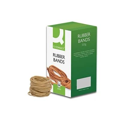 Image de Q CONNECT RUBBER BANDS 500G ASSORTED