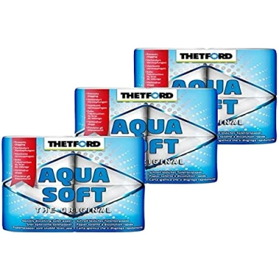 Image de LOT 3 X AQUA SOFT PAPIER TOILETTE THETFORD CARAVANE WC CHIMIQUE ENTRETIEN