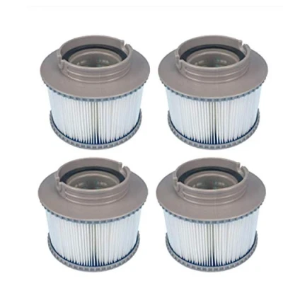 Image de WuYan Lot de 4 filtres rechange pour MSpa FD2089, cartouche filtre piscine et spa