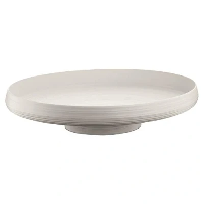 Image de Guzzini Tierra, Centre de Table/Coupe à Fruits en Matériau Recyclé Blanc Lait, 42 x 30x h8,9cm 179700156