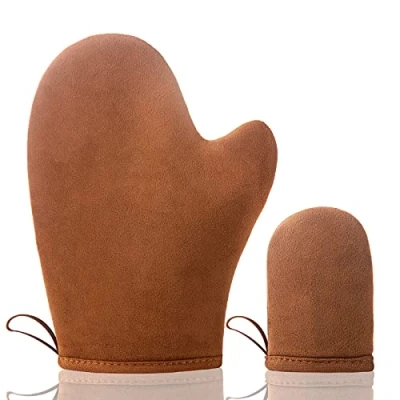 Image de Autobronzants Applicateur Self Tan Mitt Sunless Gloves Applicator Double Face réutilisable Autoabbronzante Guanto Thumb