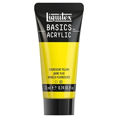 Image de Liquitex Acrylique Basics Tube 22 ml Jaune Fluorescent ROW