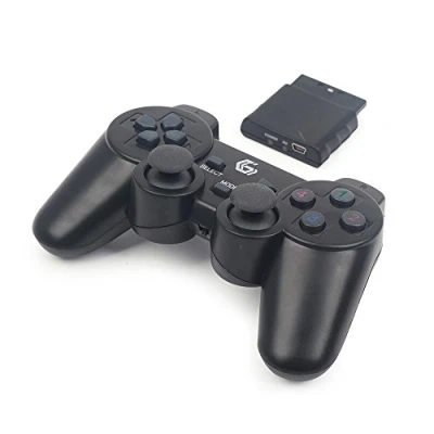 Image de Gembird JPD WDV 01 Manette de Jeu sans Fil avec Vibration pour PS2 / PS3 PC, Couleur Noir