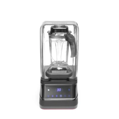 Image de HENDI Blender sans BPA, toucher avec capot de protection insonorisant, résistant aux températures 40 C à 90 C, desserts smoothies, 252 x 258 (H) 547 mm, Tritan, acier inoxydable, ABS, PC