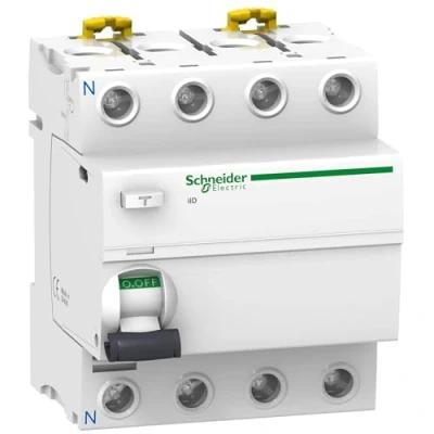 Image de Schneider Electric Acti9, iID interrupteur différentiel 4P 63A 300mA sélectif type Asi A9R35463