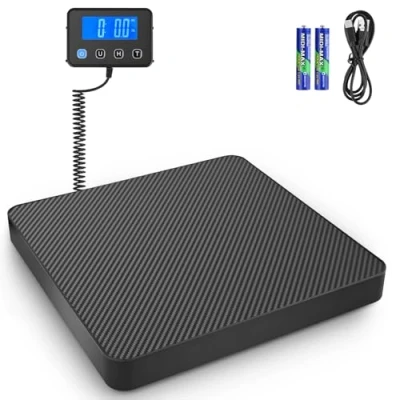 Image de Apritsce Balance Postale, 50g 200kg Colis Numérique de Haute Précision, pour avec Fonction Hold/Tare, Pese Entrepôt Bagages, Écran Lcd Externe