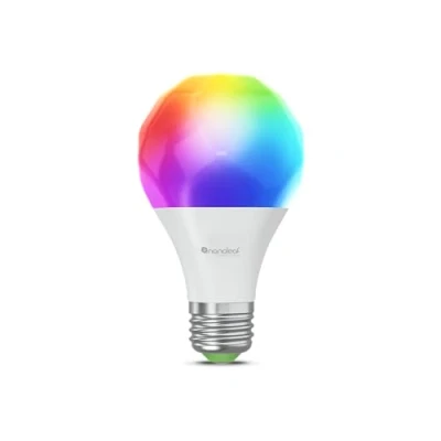 Image de Nanoleaf Matter Essentials Ampoule LED E27 Connectée RGBW Lampe Intelligente, sur Thread, Bluetooth, Compatible Google Apple, Synchronisation Musique et Ecran, Salon Chambre Bureau Gaming