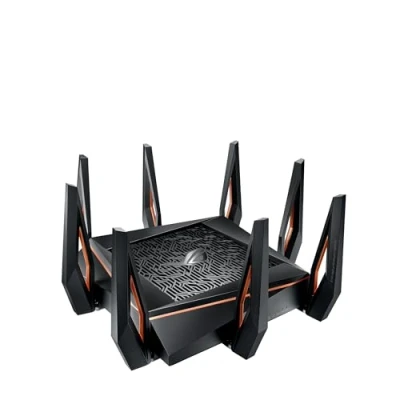 Image de ASUS GT AX11000 Routeur gaming Wi Fi 6 triple bande 10G, processeur 4 coeurs, DFS, WTFast, Adaptive QoS, Technologie AiMesh et sécurité réseau AiProtection Pro, compatible PS5