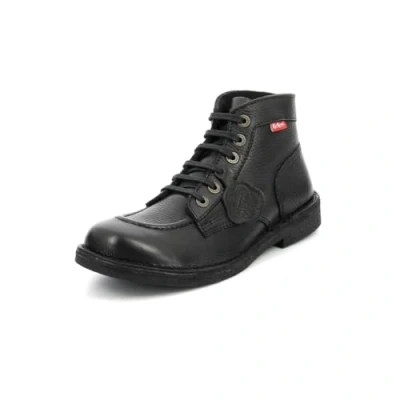 Image de Kickers Kickstoner Bottines à lacets noir, Homme, Taille: 42, Noir Cuir