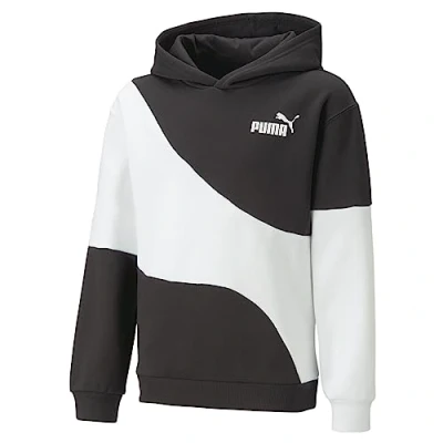 Image de Puma Power CAT Sweat à capuche pour enfants, Taille: 128, Black