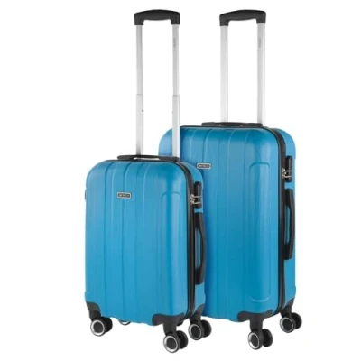 Image de ITACA Valises. Lot de Valise Rigides 4 roulettes Grande Taille, soute Avion, Bagages pour Voyages.Ensemble Voyage. Verrouillage à Combinaison 771115, Turquoise