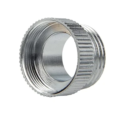 Image de tecuro Adaptateur de raccord Pour sorties robinet AG 1/2 vers IG M22 x 1 Laiton Chromé 4699111
