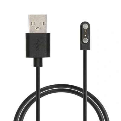Image de kwmobile Câble USB Compatible avec Mibro Watch T2 / A2 C3 GS Pro Rechange Chargeur Fitness Tracker Montre connectée Noir