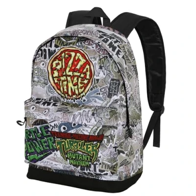 Image de Karactermania Ninja Turtles Pizza TIME HIGH Sac à dos pour enfants, Taille: One Size, Multicolor