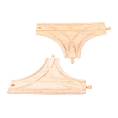 Image de Bigjigs Rail Intersection en T (Lot de 2)