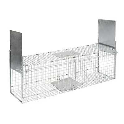 Image de KERBL Piège Pliant à Deux Entrées pour Élevage/Agriculture 100 x 28 cm