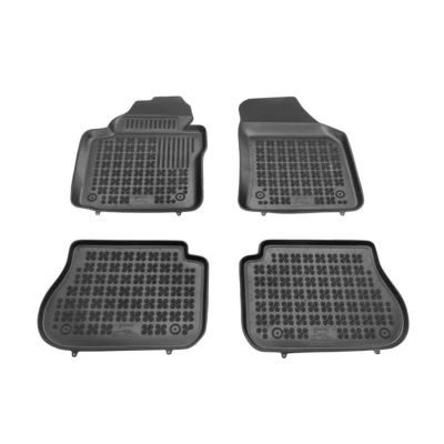 Image de REZAW PLAST 200107 Ensemble de tapis sol Caoutchouc avant et arrière 4 noir Sur mesure VOLKSWAGEN: Caddy 3