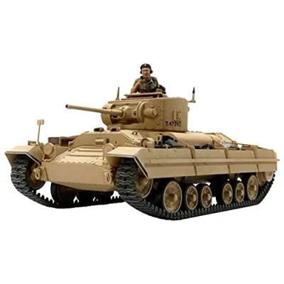 Image de TAMIYA 35352 British Infantry Tank MK.III Valentine MK.II/IV 1/35 1:35 MK. II Réplique fidèle à l&#039;original Kit de Construction en Plastique pour Bricolage, modélisme, Assemblage, Non laqué,