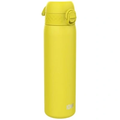 Image de Ion8 Gourde Inox, 600ml, Anti Fuite, Facile à Ouvrir, Verrouillage Sécurisé, Lavable au Lave Vaisselle, Poignée de Transport, Durable et Résistant aux Rayures, Acier Inoxydable, Jaune