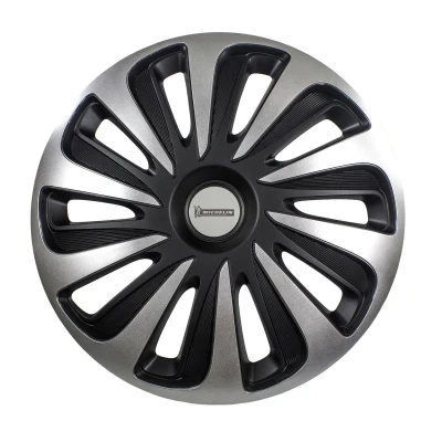 Image de Michelin 009124 Enjoliveurs 17 noir/argenté