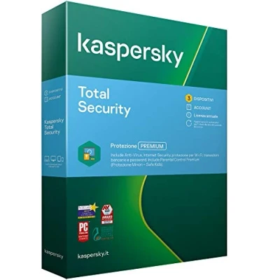Image de Kaspersky Total Security 2020 Sécurité antivirus Base 1 année(s) Neuf
