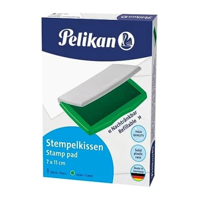 Image de Pelikan 336206 Tampon encreur 2E imbibé 110 x 70 mm (Vert) (Import Allemagne)