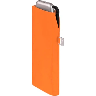 Image de Doppler Parapluie de poche en acier carbone slim uni Format pratique Léger 22 cm, Orange fruité, 90 cm