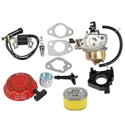 Image de Carkio 16100 ZE2 W71 Kit carburateur avec Filtre à air Bobine d&#039;allumage Compatible with Moteur Honda Gx240 Gx270 8HP 9HP