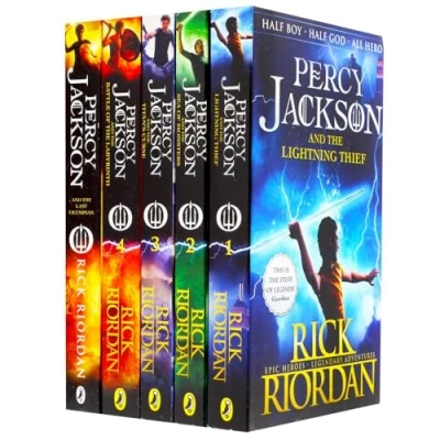 Image de Percy Jackson Rick Riordan 5 Books Collection Pack Set(Percy and the ...
