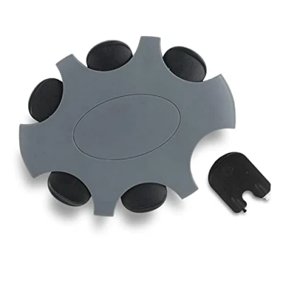 Image de Lot de 6 filtres à cérumen JB White ProWax MiniFit pour appareils auditifs Compatibles avec les Oticon, Bernafon et Auditio Disque outils Noir