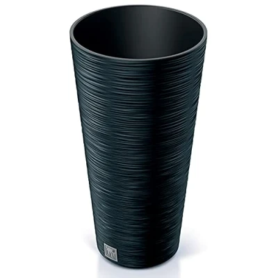 Image de Pot de fleurs rond avec reserve d&#039;eau 15 L anthracite FURU