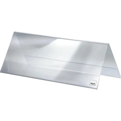 Image de SIGEL TA130 Lot de 5 Présentoirs chevalets table, 24 x 9 8,5 cm, transparent