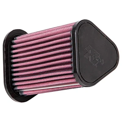 Image de K&amp;N Filtre à air de remplacement compatible avec Royal Enfield Continental GT650/Interceptor 650 2018 2019 (RO 6518) Rouge