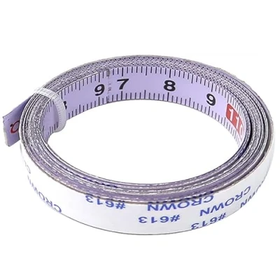 Image de Vogueing Outil de gauche droite 0 2 m en acier inoxydable pour scie à onglets, outils travail du bois (blanc)